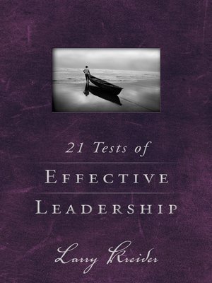 cover image of 21 Tests of Effective Leadership